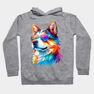 Yet Another Dog - Watercolor - AI Art Hoodie